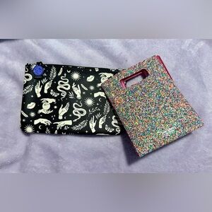 Ipsy make up bag & small bath & body gift bag